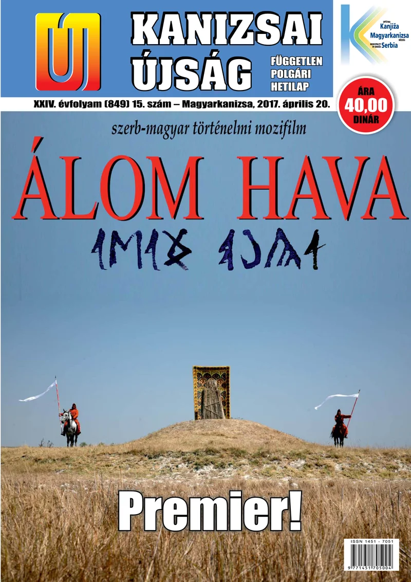 Új Kanizsai Újság, 24. évf. 2017. április 20. 15. sz.