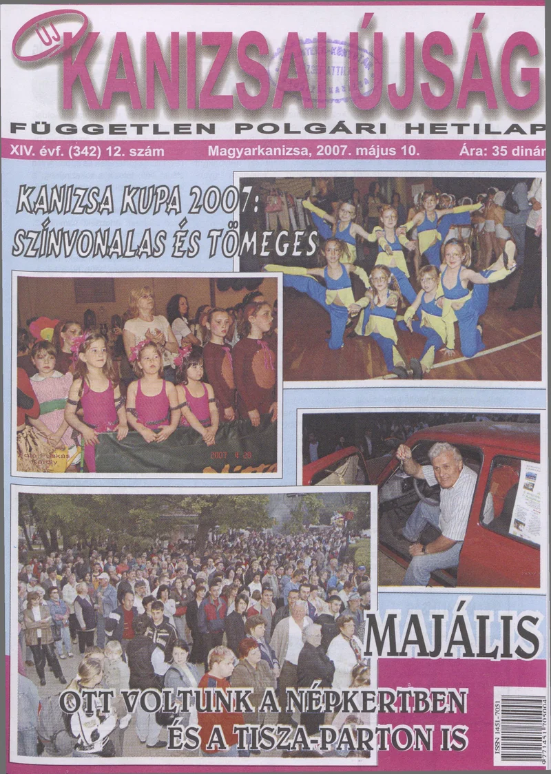 Új Kanizsai Újság, 14. évf. 2007. május 10. 12. sz.