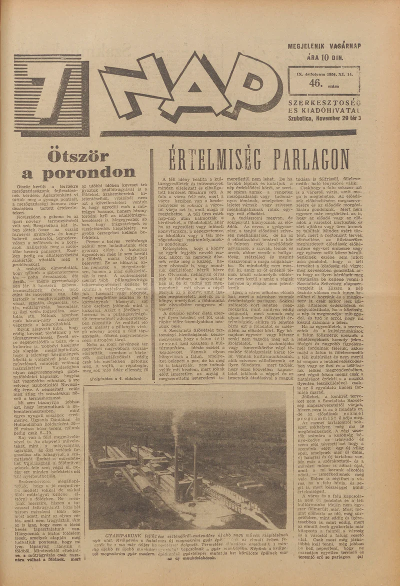 7 Nap, 9. évf. 1954. november 14. 46. sz. 1–16. oldal