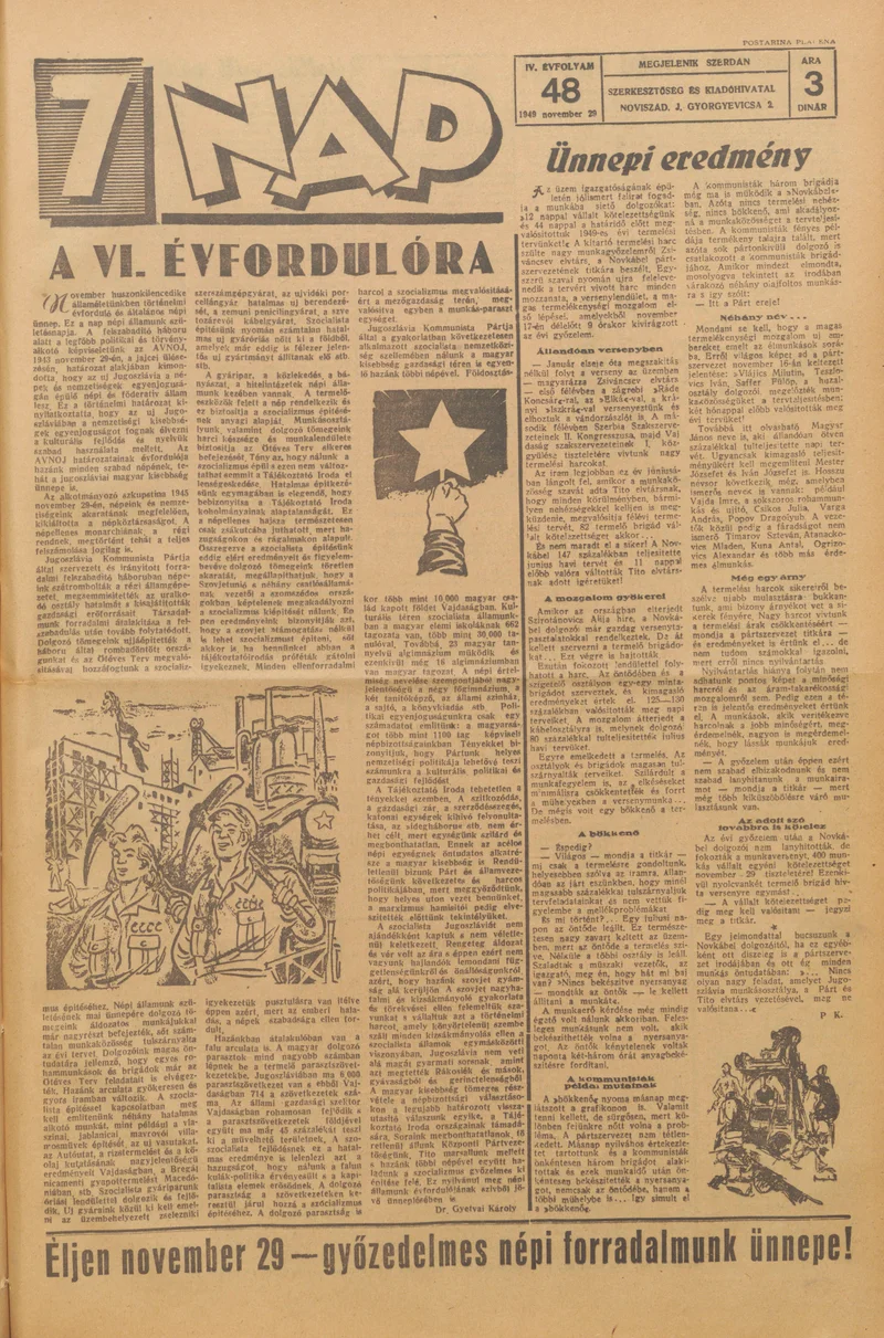 7 Nap, 4. évf. 1949. november 29. 48. sz. 1–8. oldal