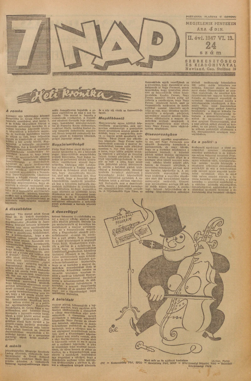 7 Nap, 2. évf. 1947. június 13. 24. sz. 1–10. oldal