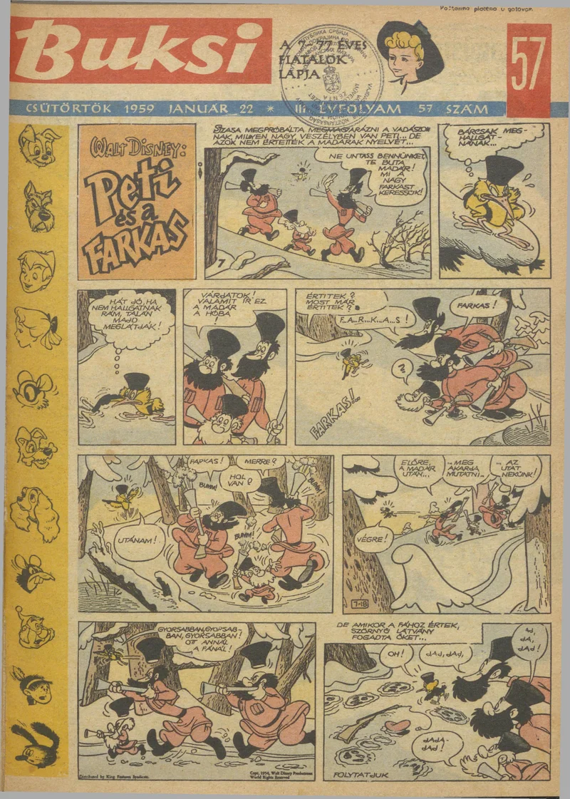 Buksi, 3. évf. 1959. január 22. 57. sz.