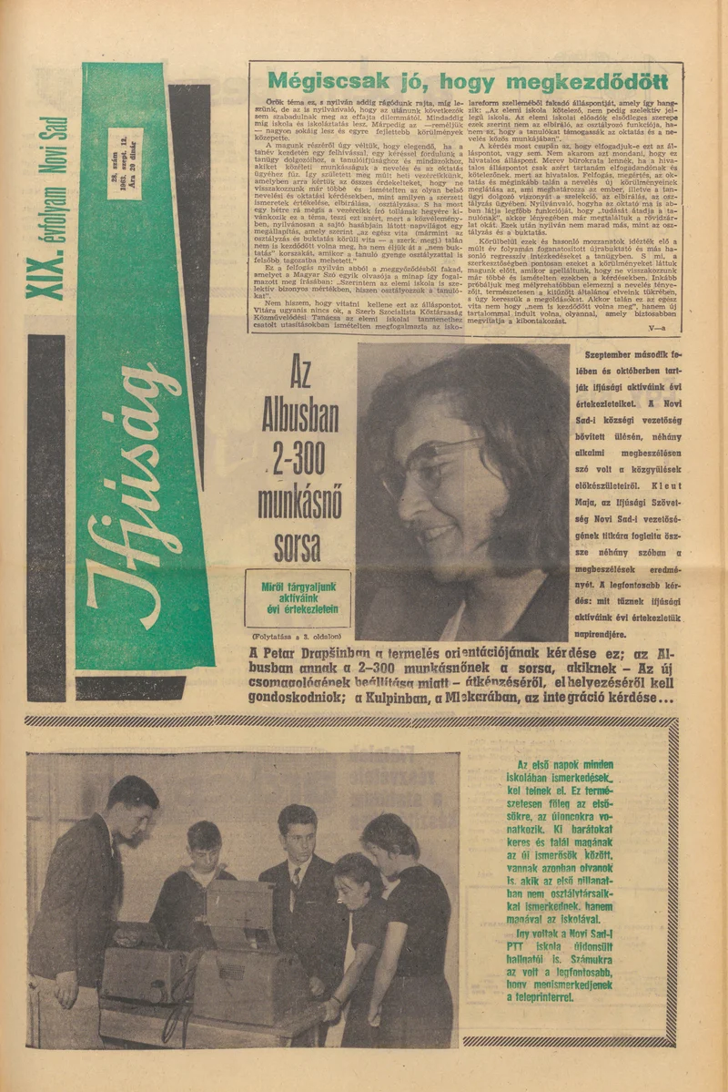 Ifjúság, 19. évf. 1963. szeptember 12. 28. sz.