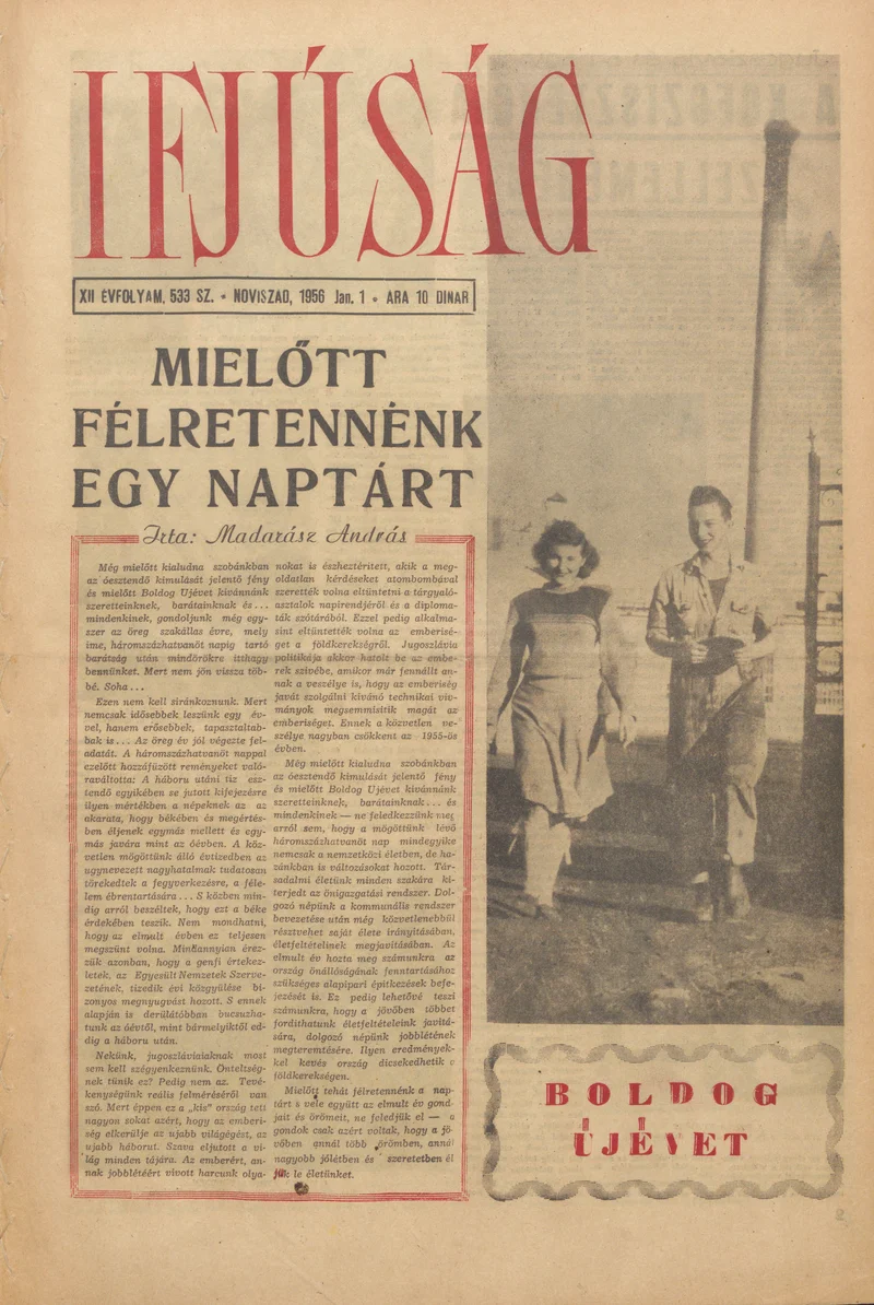 Ifjúság, 12. évf. 1956. január 1. 533. sz.