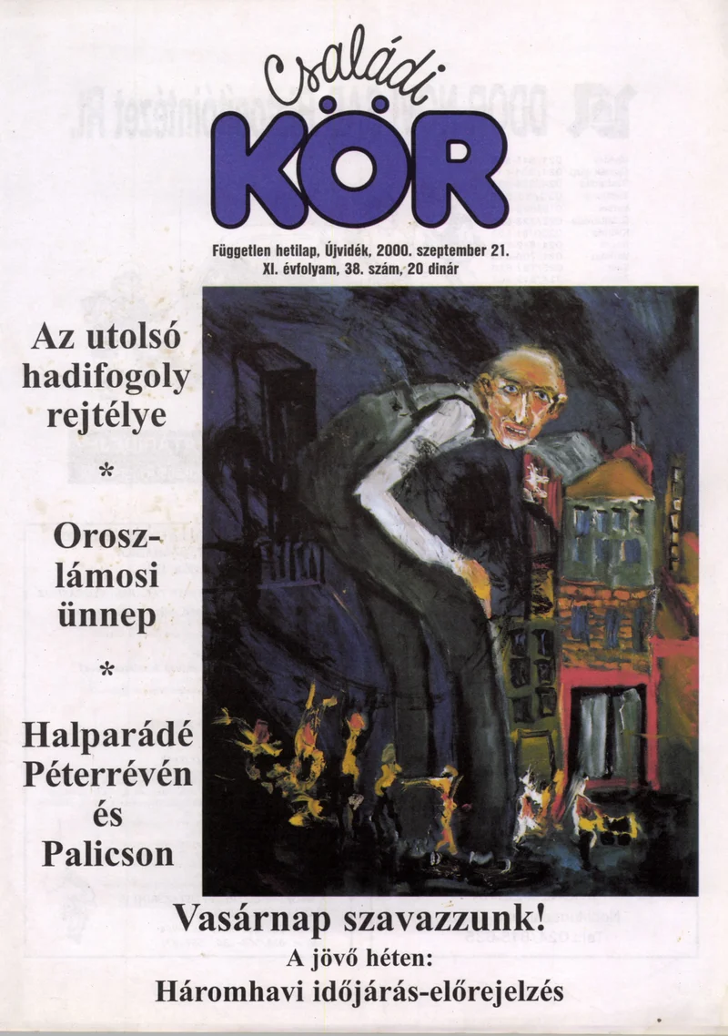 Családi Kör, 11. évf. 2000. szeptember 21. 38. sz.