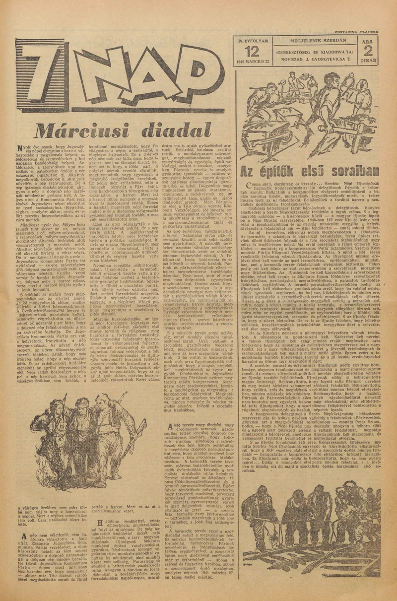 7 Nap, 4. évf. 1949. március 23. 12. sz. 1–4. oldal