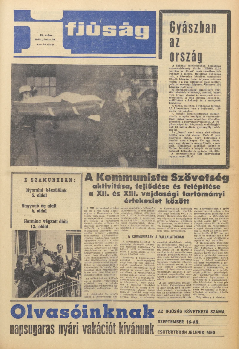Ifjúság, 21. évf. 1965. június 10. 23. sz.