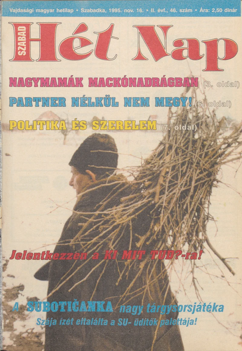 Szabad Hét Nap, 2. évf. 1995. november 16. 46. sz.