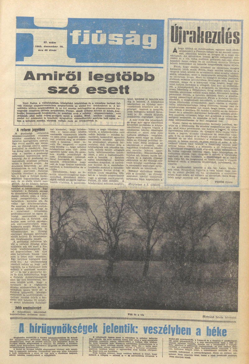 Ifjúság, 21. évf. 1965. december 16. 37. sz.