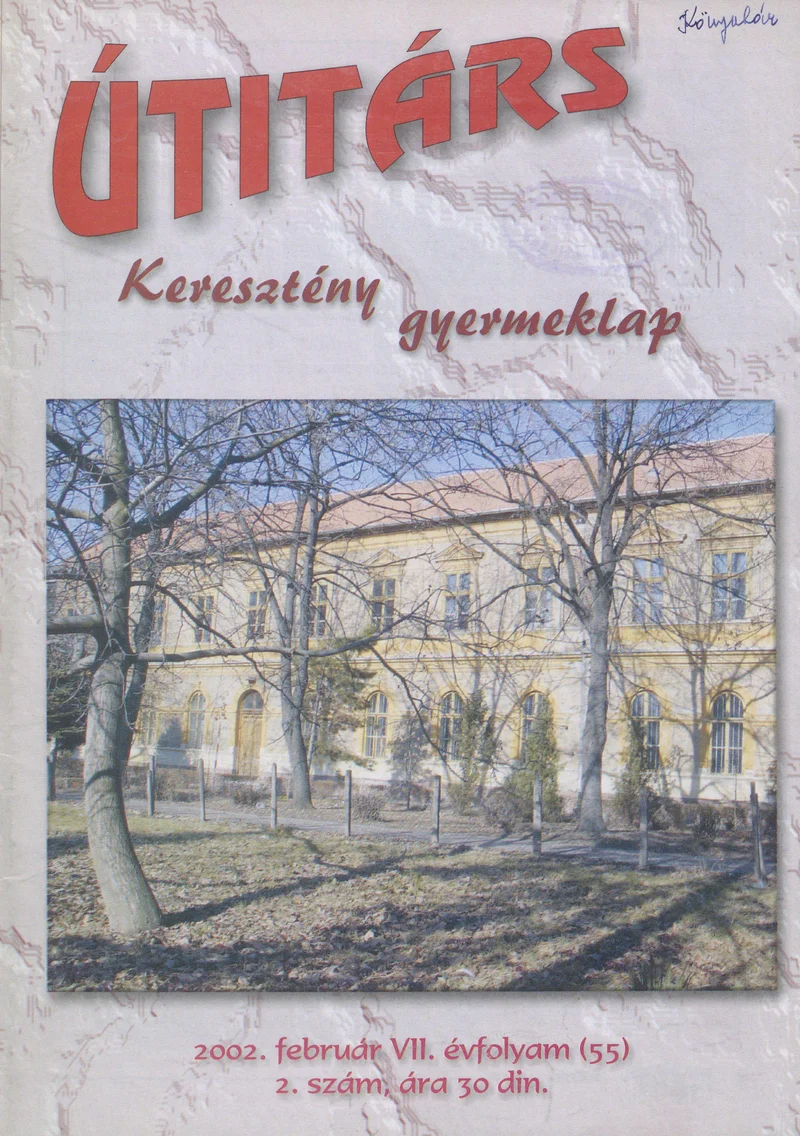 Útitárs, 7. évf. 2002. február. 2. sz.
