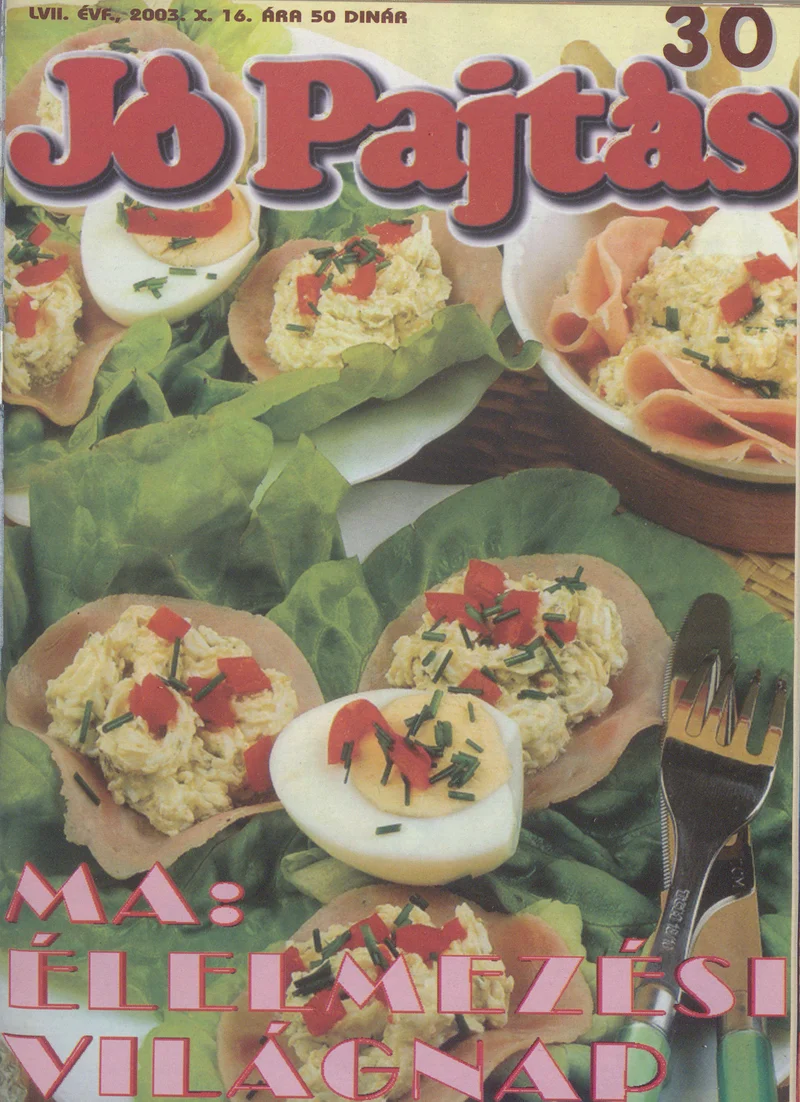 Jó Pajtás, 57. évf. 2003. október 16. 30. sz.