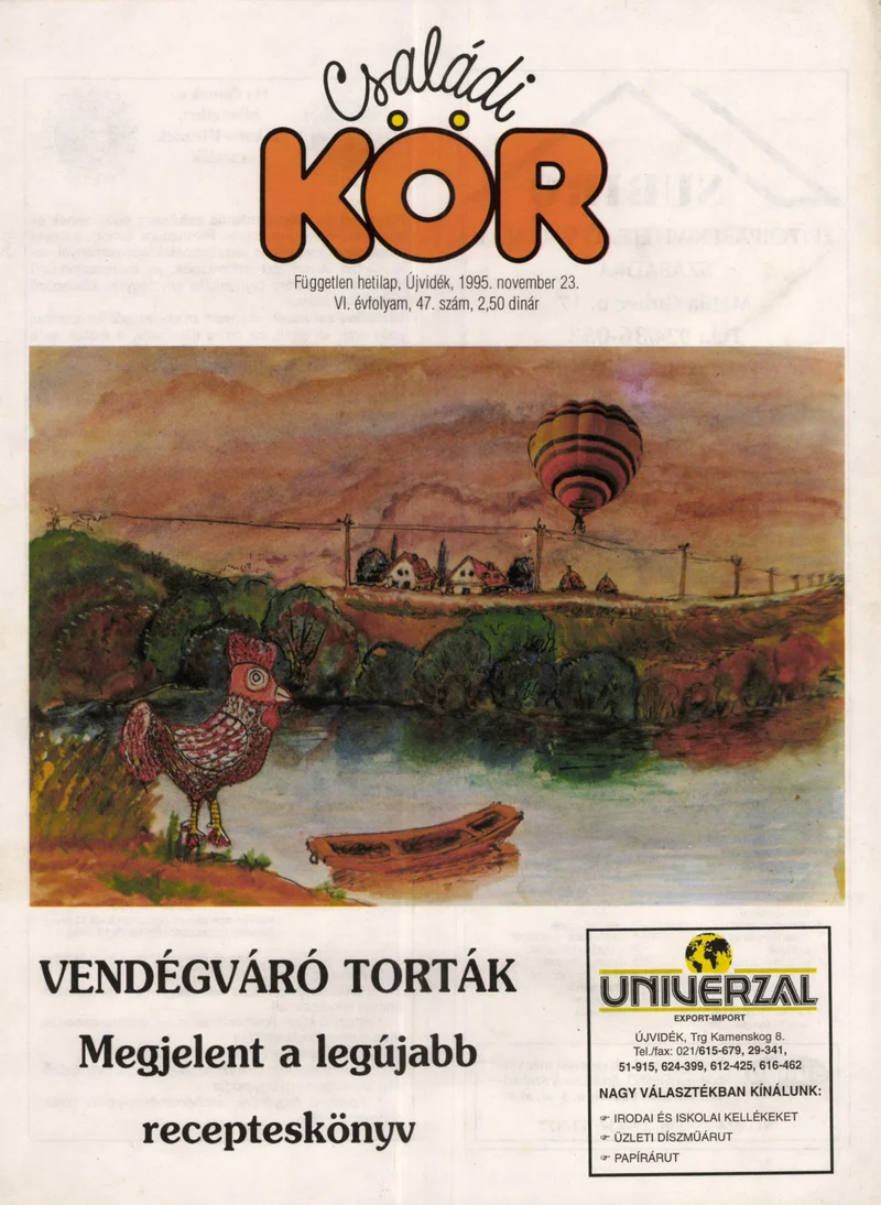 Családi Kör, 6. évf. 1995. november 23. 47. sz.