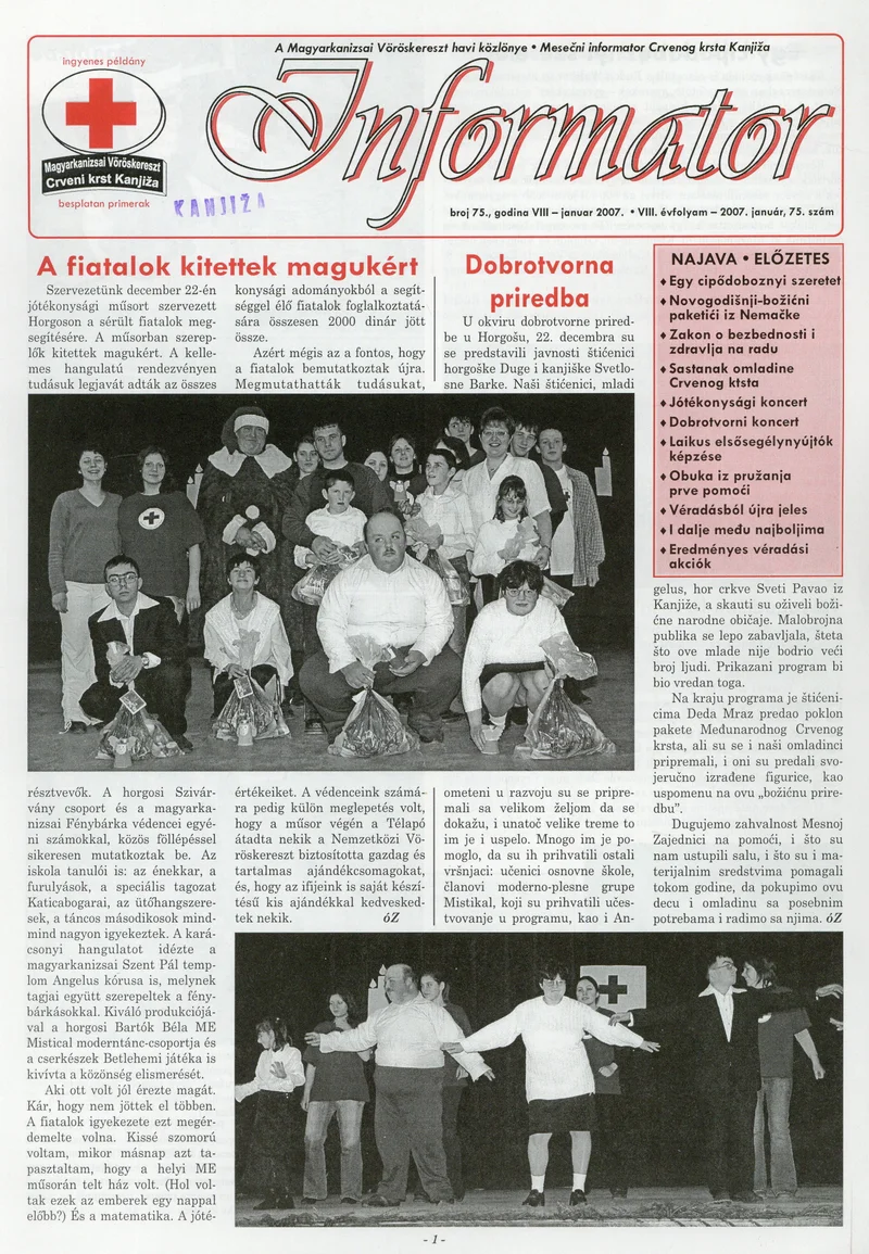 Informator, 8. évf. 2007. január 1. 75. sz.