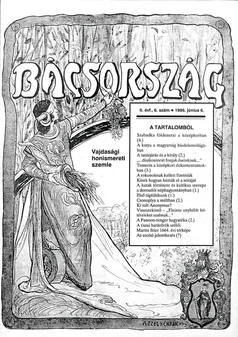Bácsország, 2. évf. 1996. június 6. 6. sz.