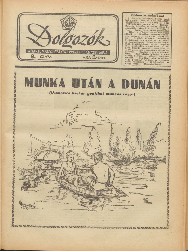Dolgozók, 6. évf. 1952. július 1. 8. sz.