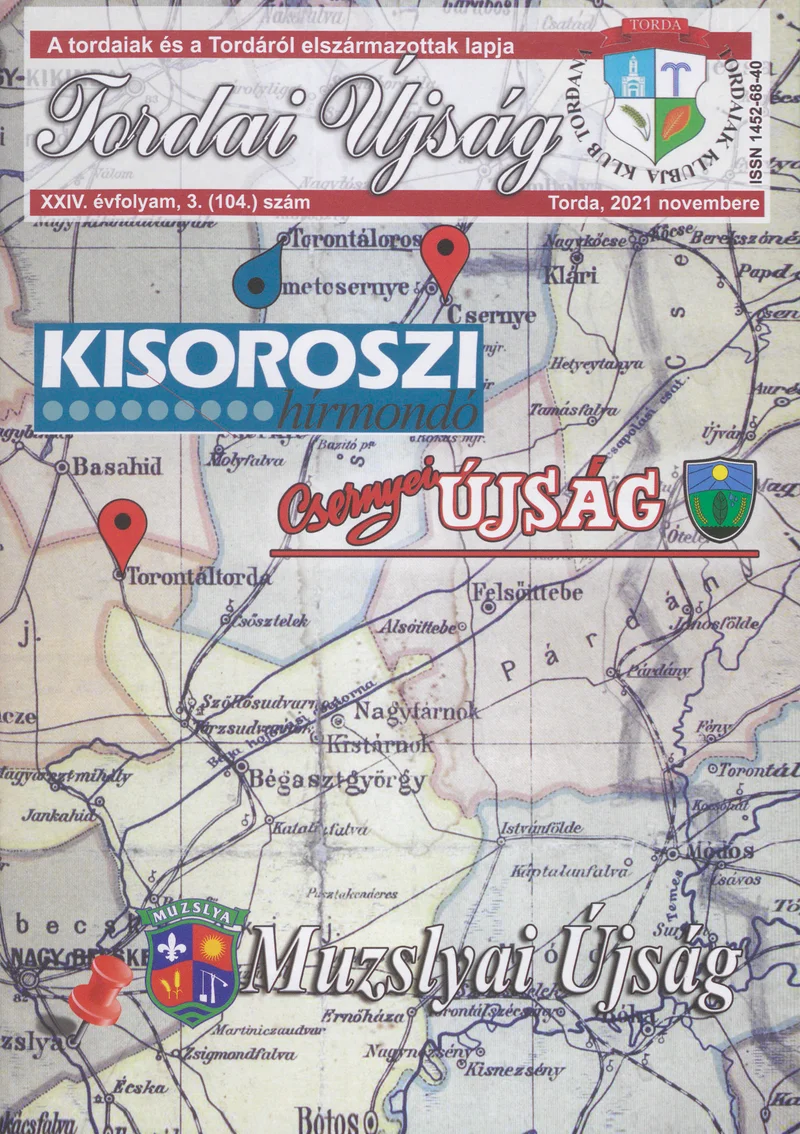 Tordai Újság, 24. évf. 2021. november. 4. sz.