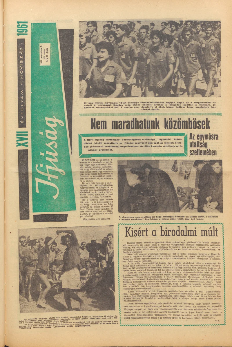 Ifjúság, 17. évf. 1961. november 9. 46. sz.