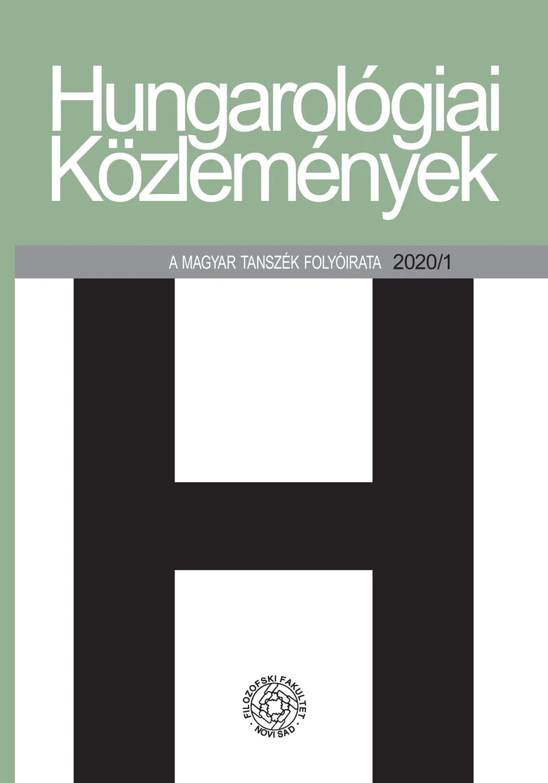 Hungarológiai Közlemények, 51. évf. 2020. 1. sz. 1–121. oldal