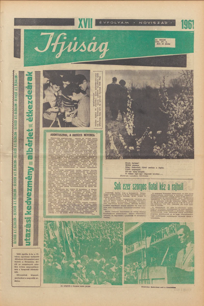 Ifjúság, 17. évf. 1961. április 6. 15. sz.