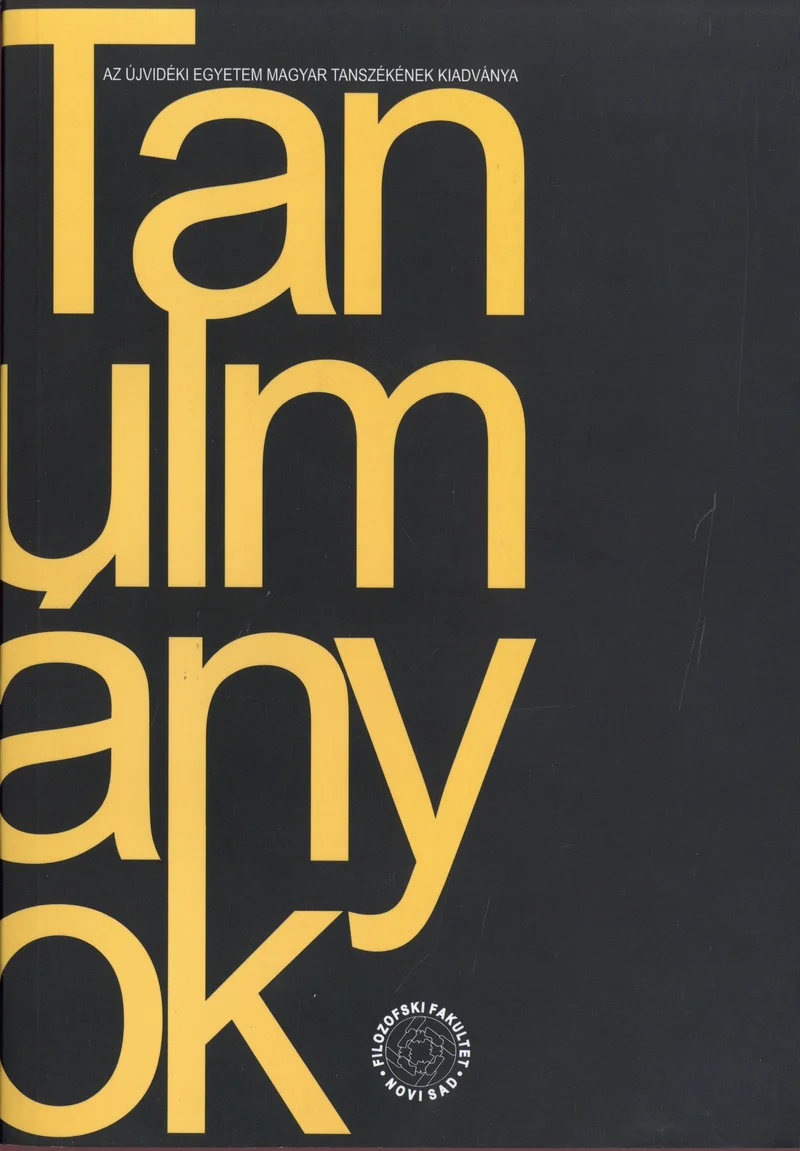 Tanulmányok, 46. évf. 2016. 2. sz. 1–187. oldal