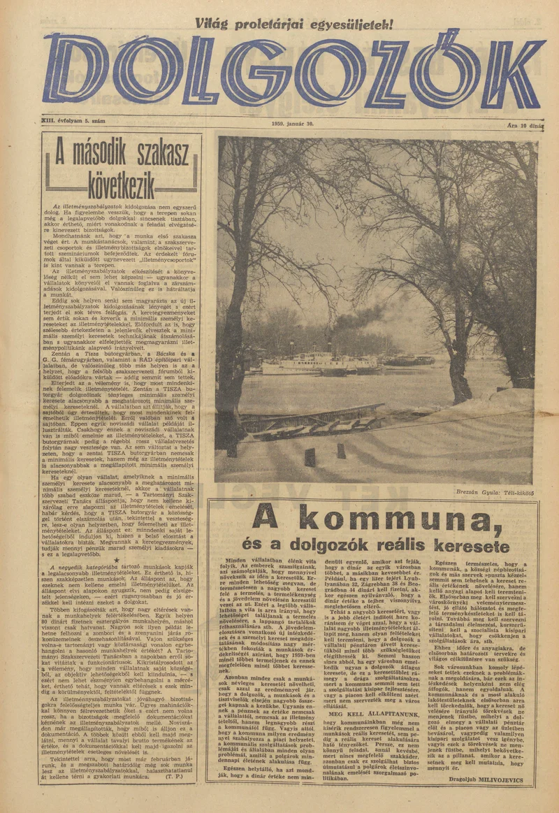 Dolgozók, 13. évf. 1959. január 30. 5. sz.