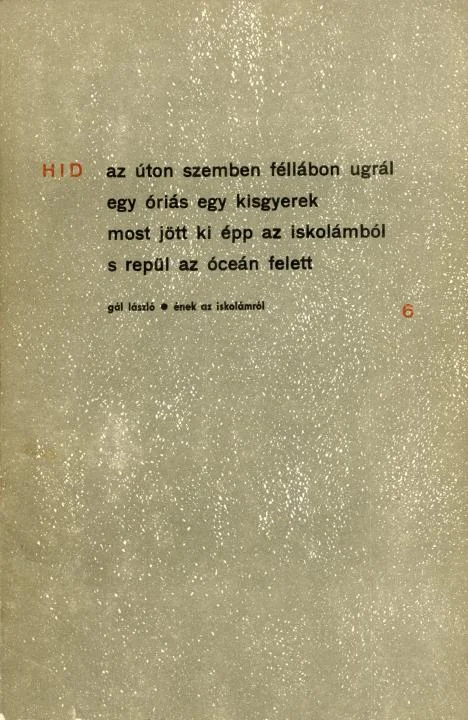 Híd, 29. évf. 1965. június. 6. sz. 719–848. oldal