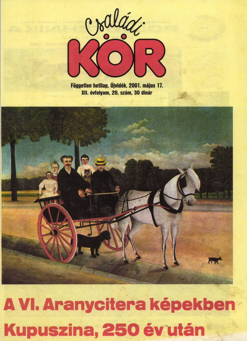 Családi Kör, 12. évf. 2001. május 17. 20. sz.
