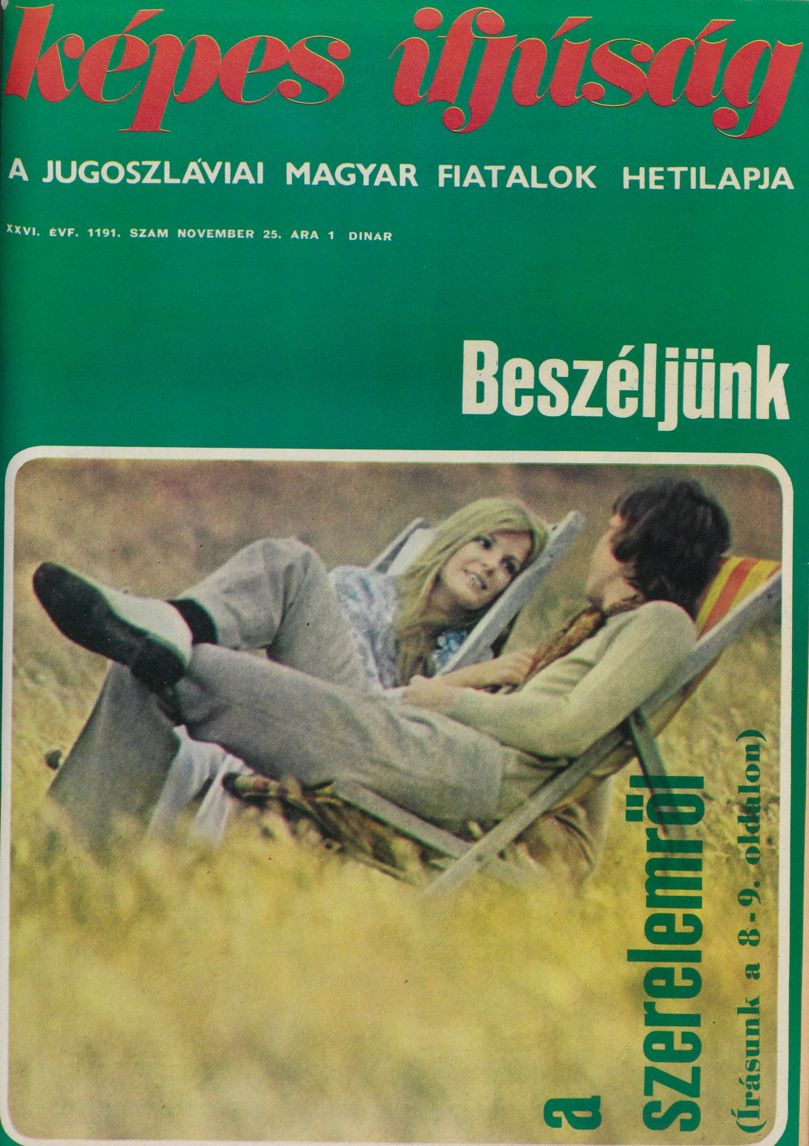 Képes Ifjúság, 26. évf. 1970. november 25. 1191. sz.