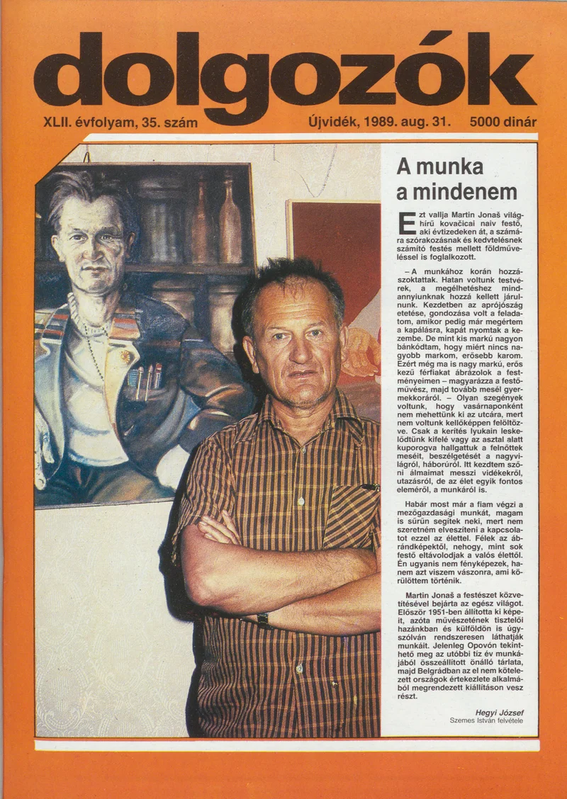 Dolgozók, 43. évf. 1989. augusztus 31. 35. sz.