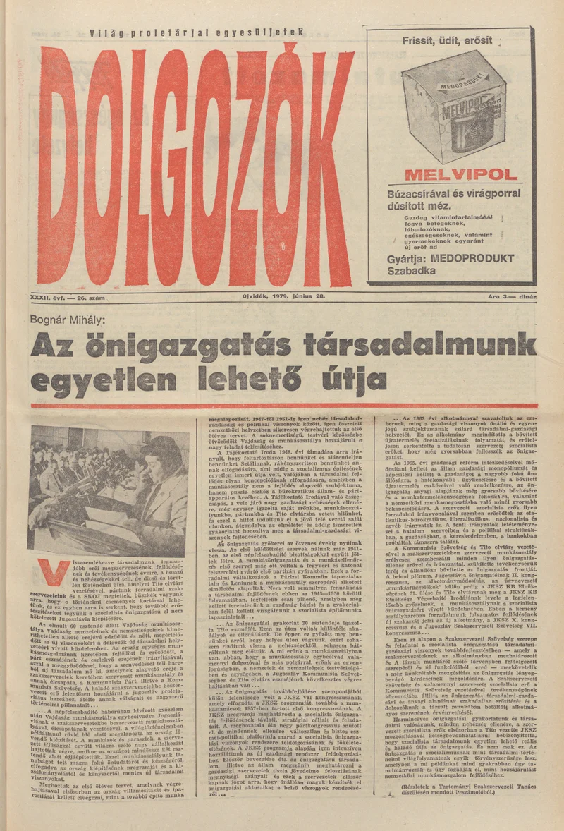 Dolgozók, 33. évf. 1979. június 28. 26. sz.