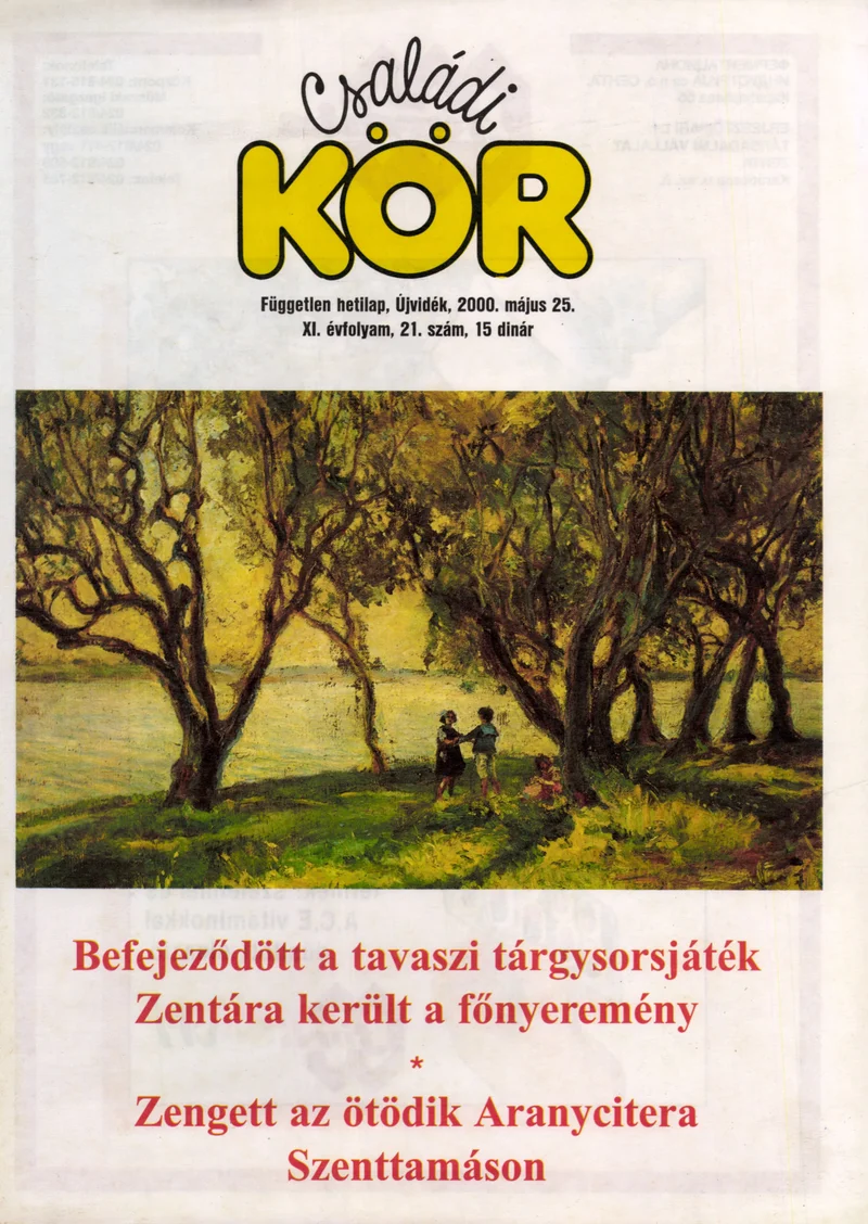Családi Kör, 11. évf. 2000. május 25. 21. sz.