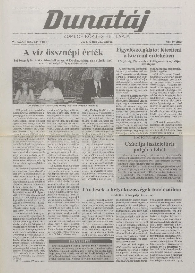 Dunatáj, 7. évf. 2005. június 22. 324. sz.