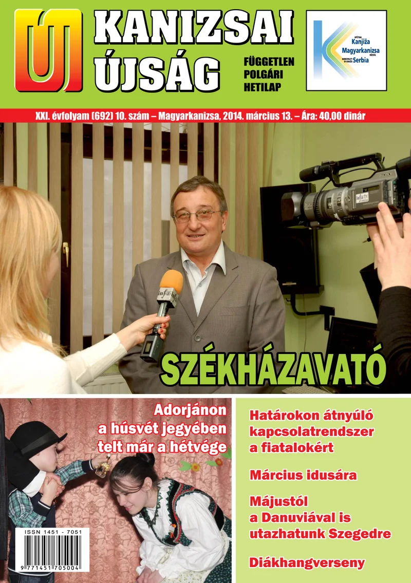 Új Kanizsai Újság, 21. évf. 2014. március 13. 10. sz.