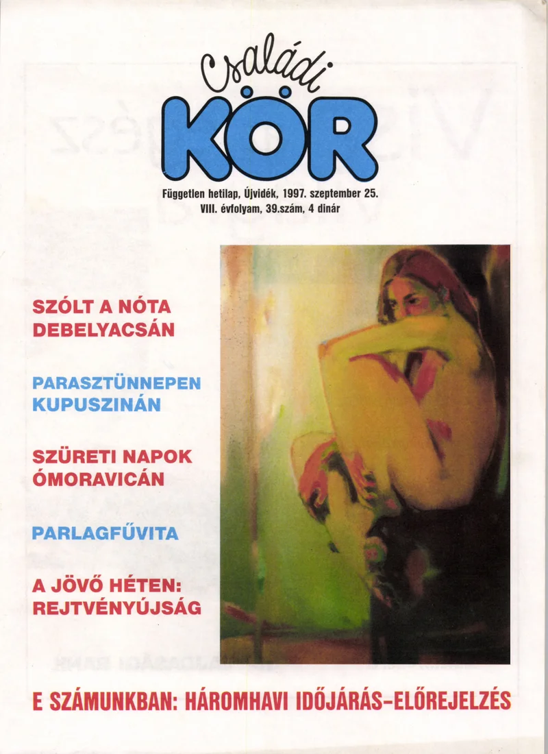 Családi Kör, 8. évf. 1997. szeptember 25. 39. sz.