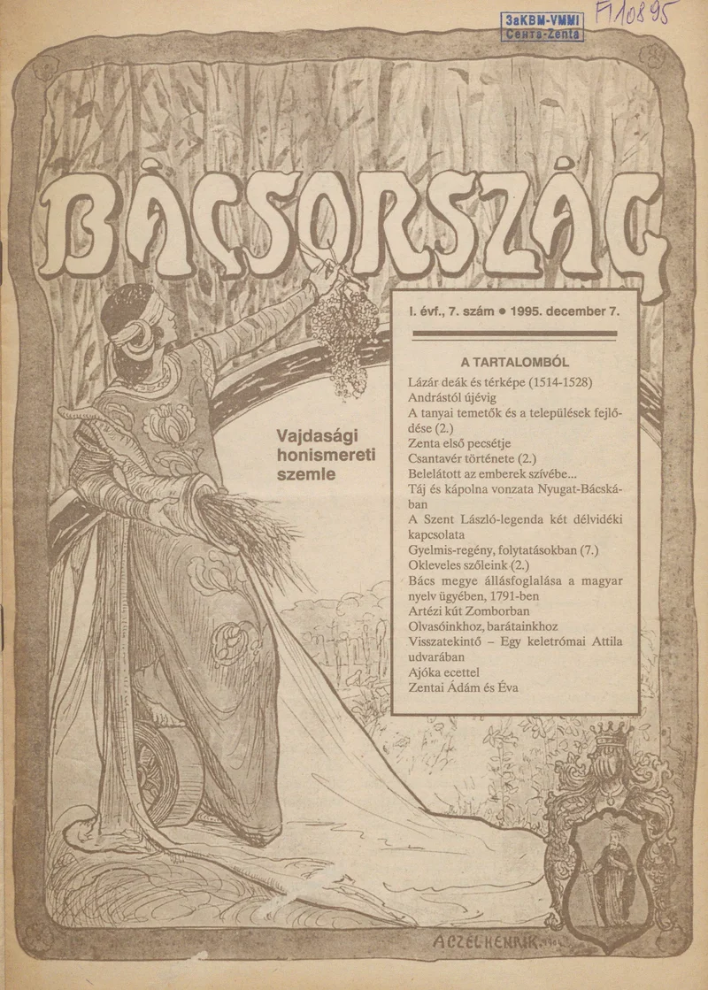 Bácsország, 1. évf. 1995. december 7. 7. sz.