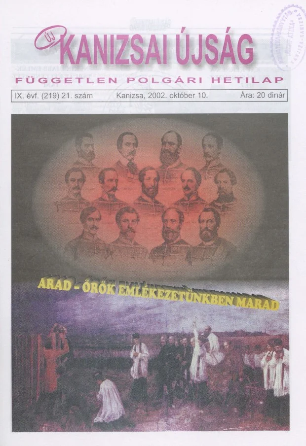 Új Kanizsai Újság, 9. évf. 2002. október 10. 21. sz.