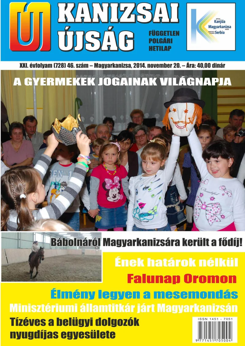 Új Kanizsai Újság, 21. évf. 2014. november 20. 46. sz.