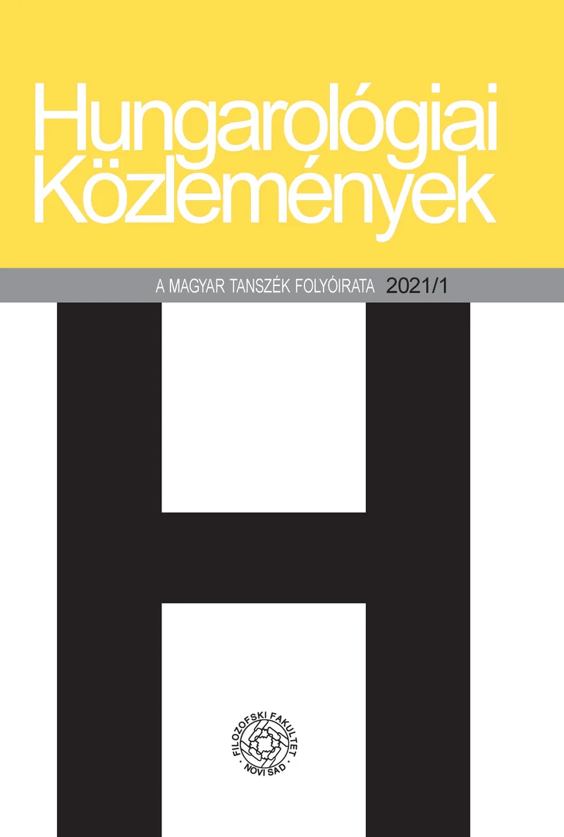 Hungarológiai Közlemények, 52. évf. 2021. 1. sz.