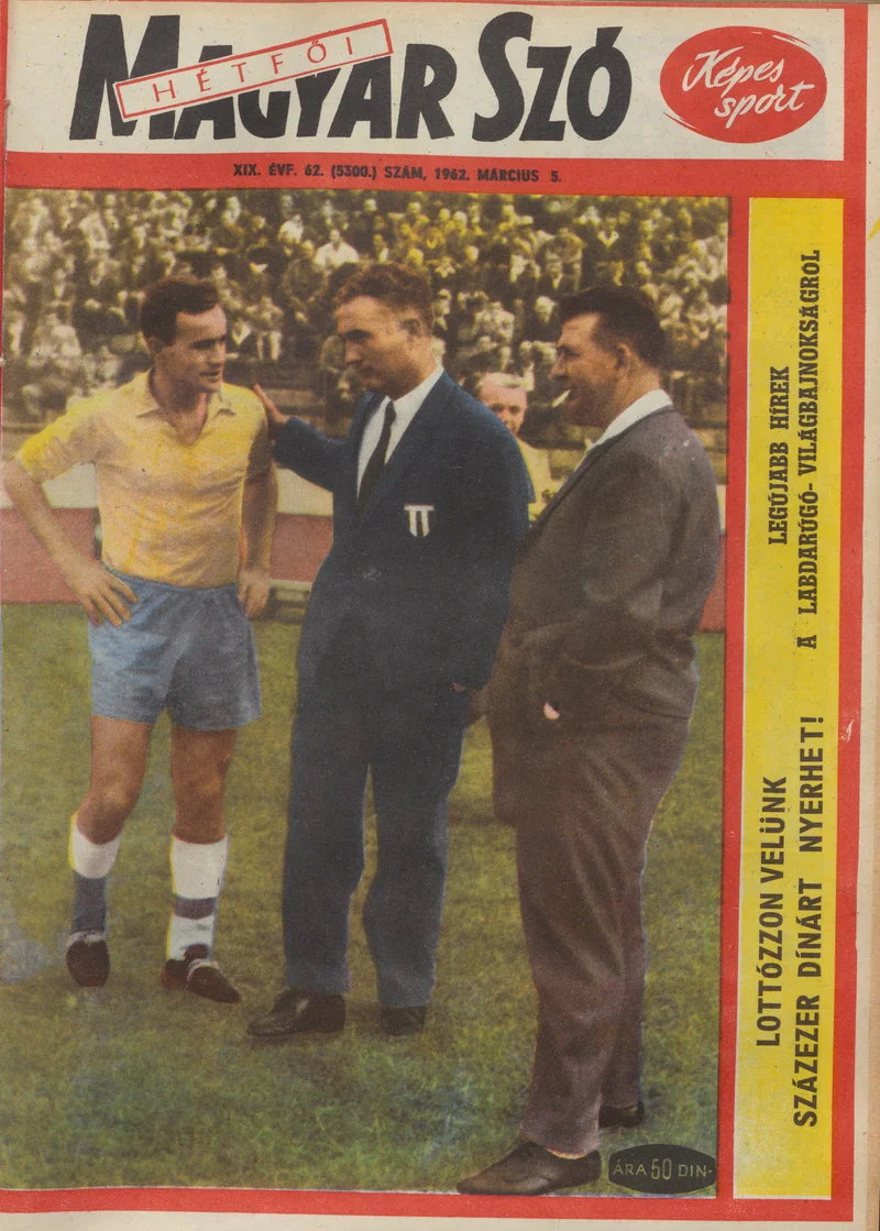 Hétfői Magyar Szó, 19. évf. 1962. március 5. 62. sz.