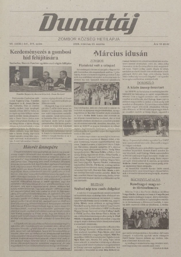 Dunatáj, 7. évf. 2005. március 23. 311. sz.