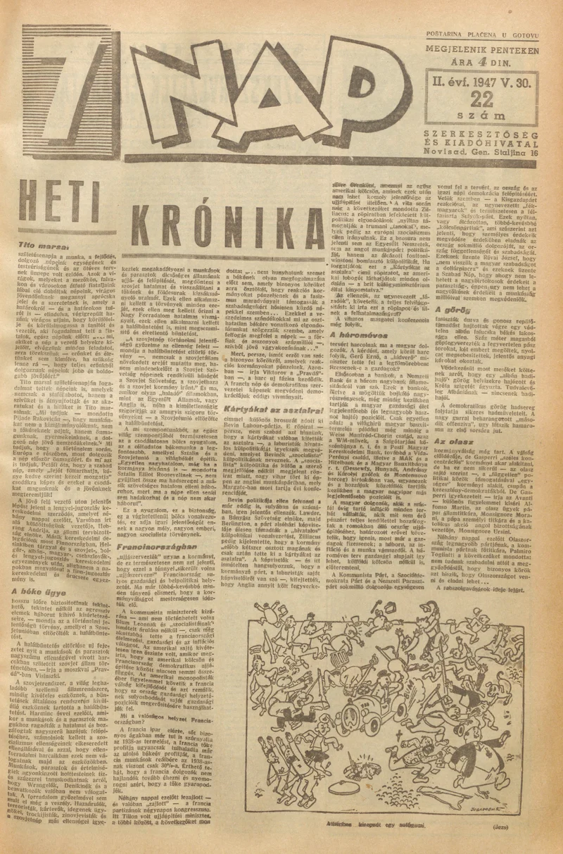 7 Nap, 2. évf. 1947. május 30. 22. sz. 1–10. oldal