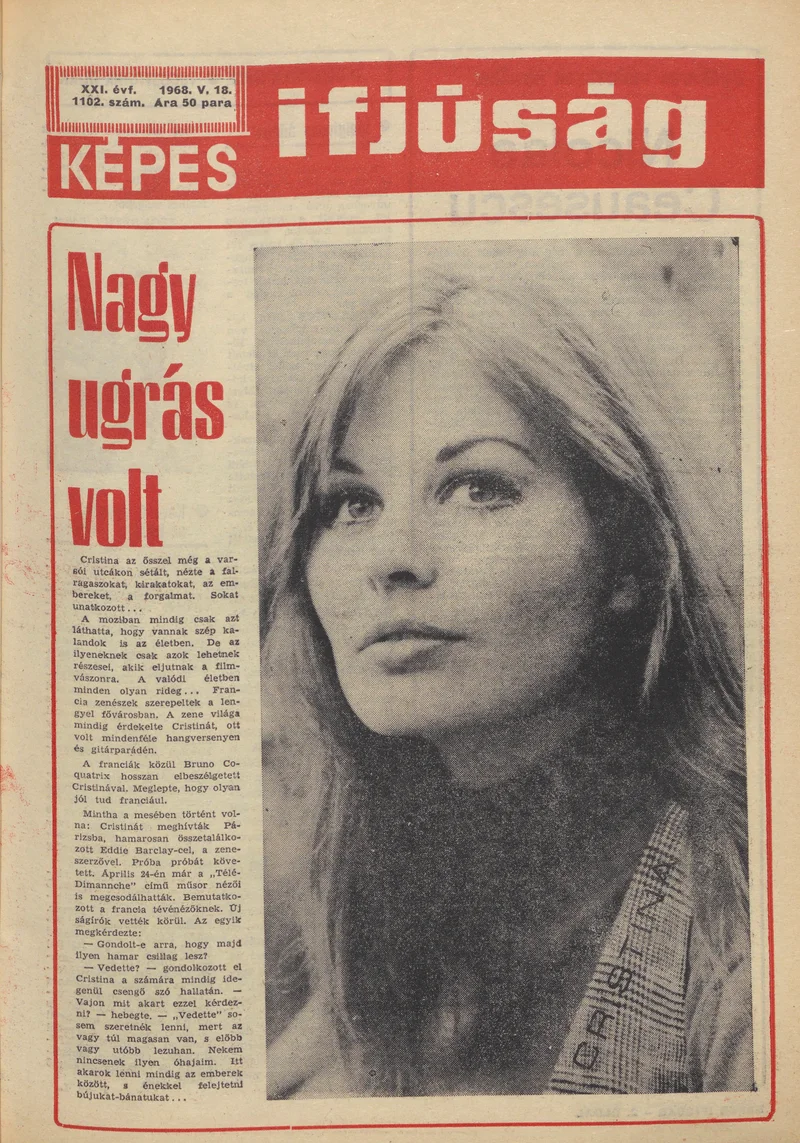 Képes Ifjúság, 24. évf. 1968. május 18. 1102. sz. 1–32. oldal