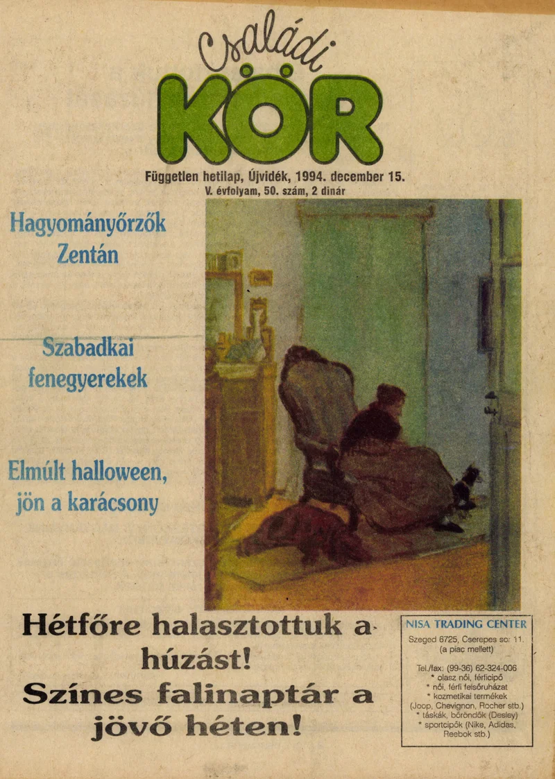 Családi Kör, 5. évf. 1994. december 15. 50. sz.