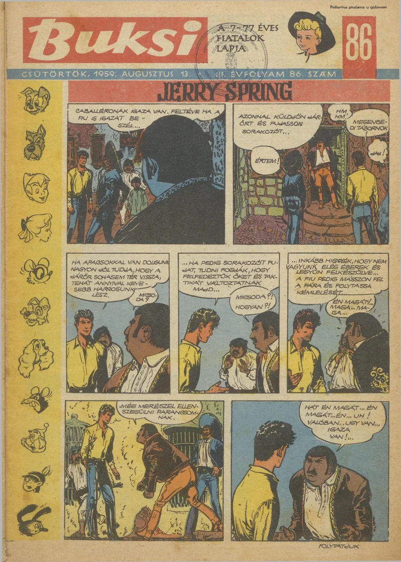 Buksi, 3. évf. 1959. augusztus 13. 86. sz.