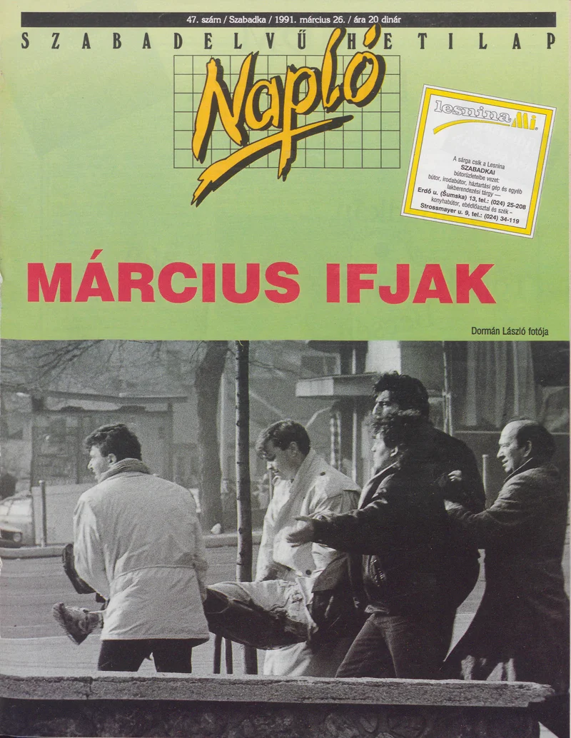 Napló - Szabadelvű hetilap, 2. évf. 1991. március 26. 47. sz.