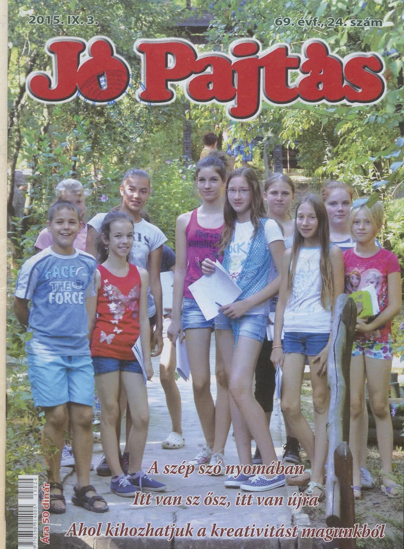 Jó Pajtás, 69. évf. 2015. szeptember 3. 24. sz.