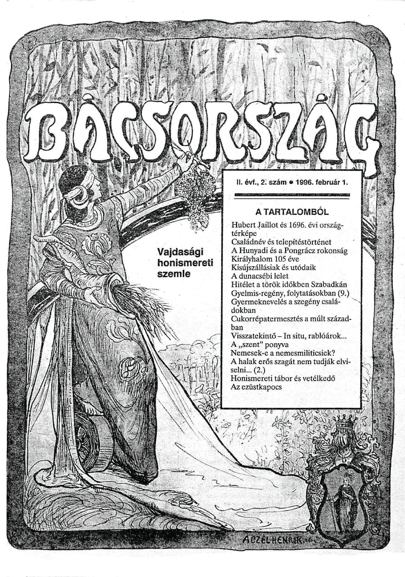 Bácsország, 2. évf. 1996. február 1. 2. sz.