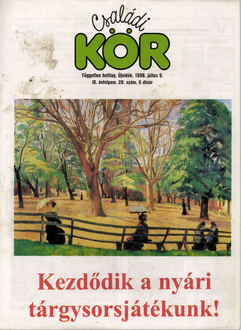 Családi Kör, 9. évf. 1998. július 9. 28. sz.