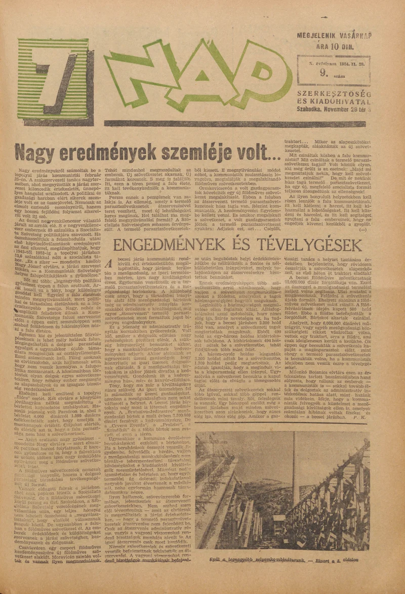 7 Nap, 9. évf. 1954. február 28. 9. sz. 1–16. oldal