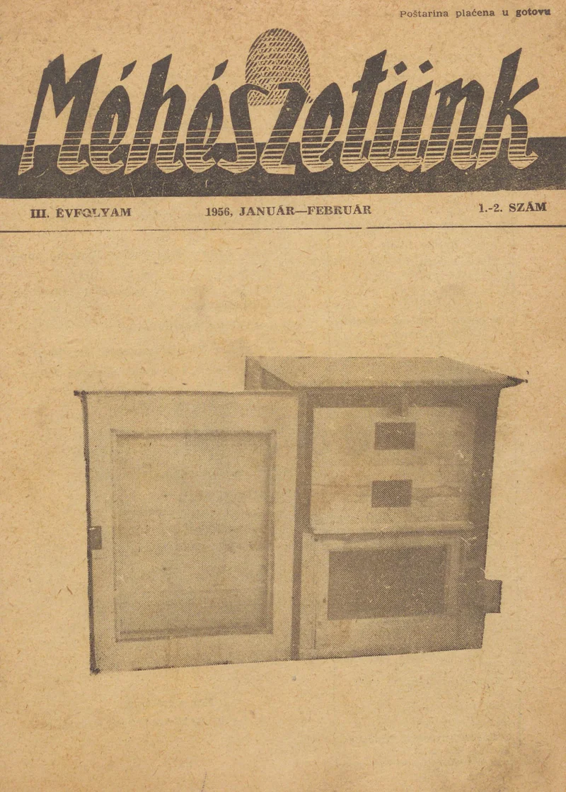 Méhészetünk, 3. évf. 1956. január 1. – február 1. 1–2. sz.